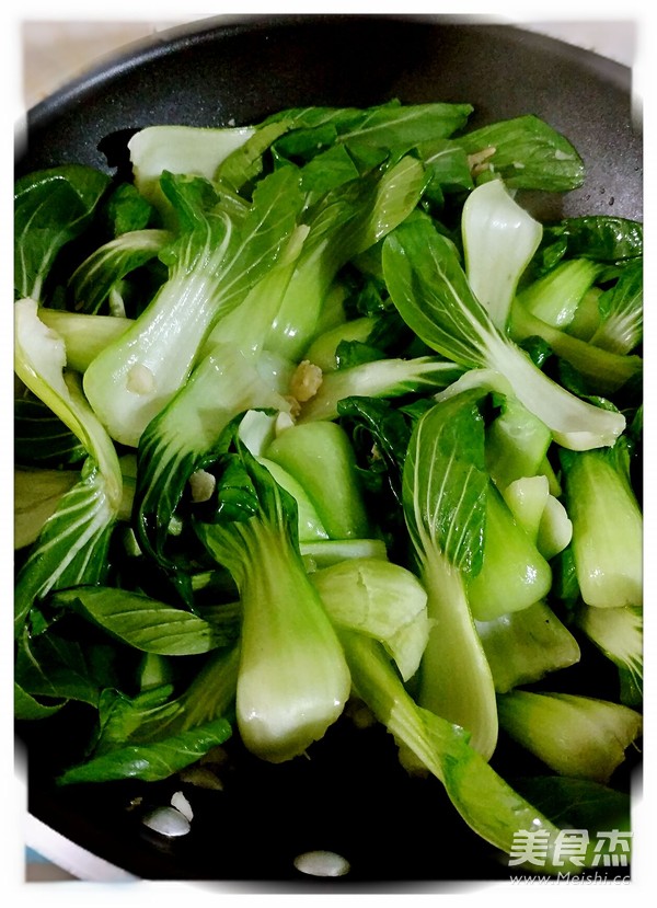 海米炒油菜的做法-咸鮮味炒菜譜