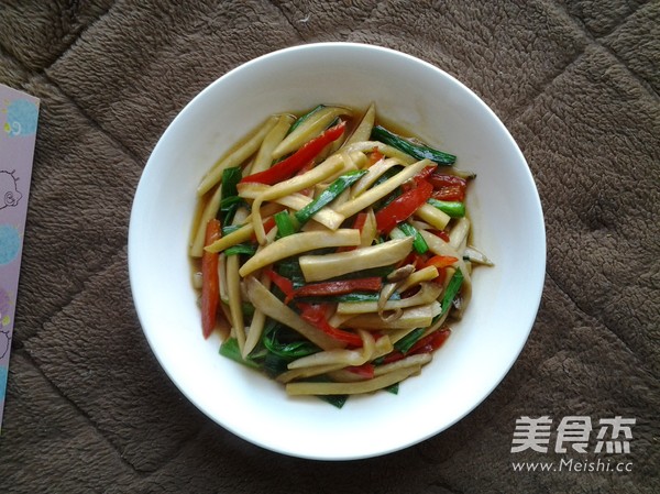 素炒杏鮑菇的做法-咸鮮味炒菜譜