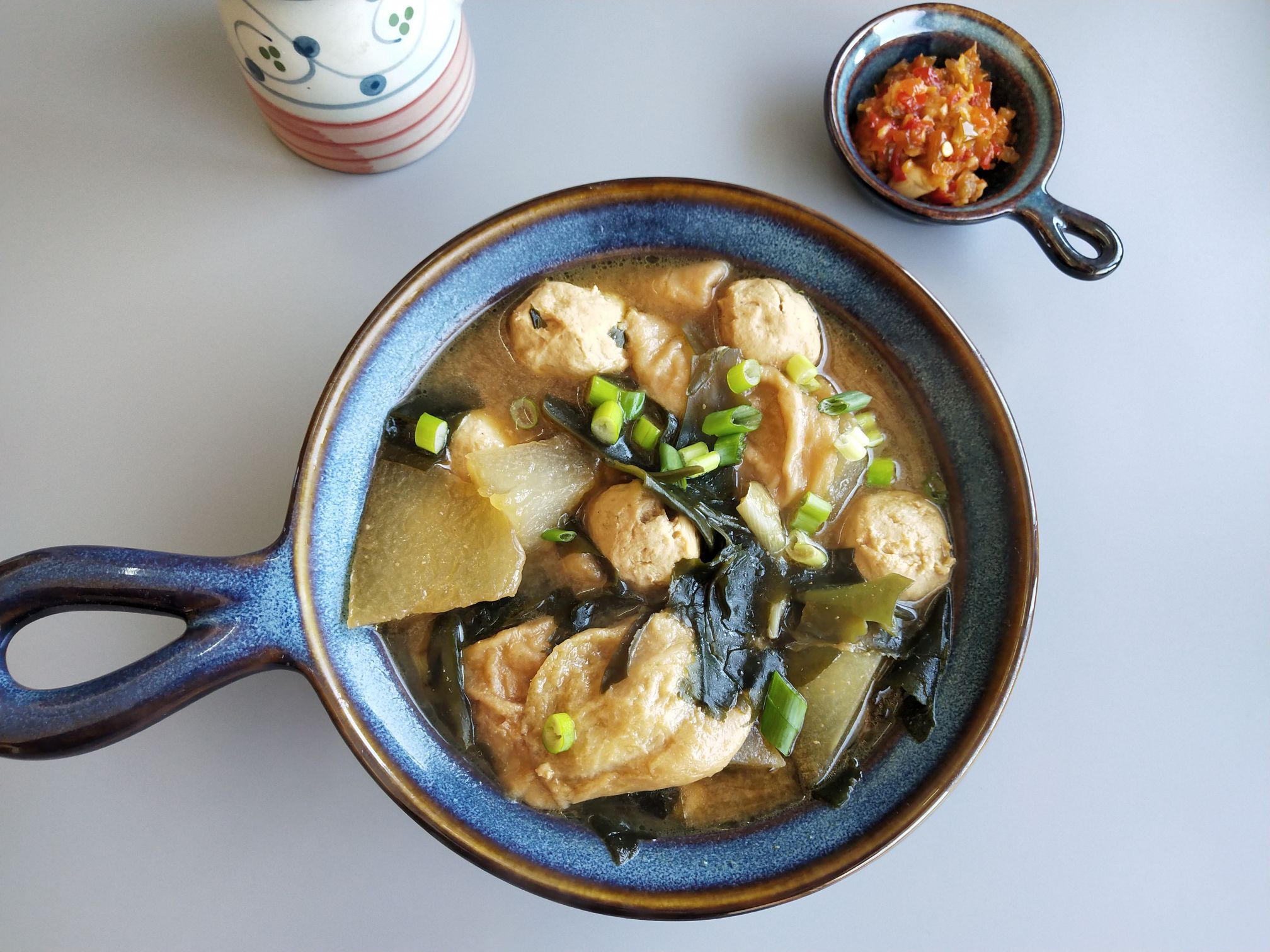 味增冬瓜雞丸湯的做法-咸鮮味煮菜譜