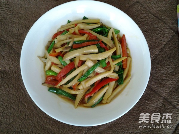 素炒杏鮑菇的做法-咸鮮味炒菜譜