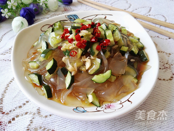 拉皮拌黃瓜的做法-香辣味拌菜譜