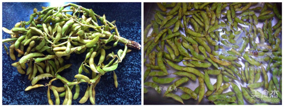 水煮五香毛豆的做法-五香味煮菜譜