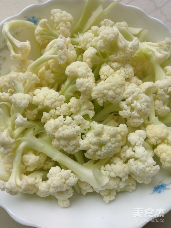 肉炒有機菜花的做法-家常味炒菜譜