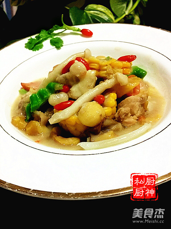 奶燉什錦的做法-奶香味燉菜譜