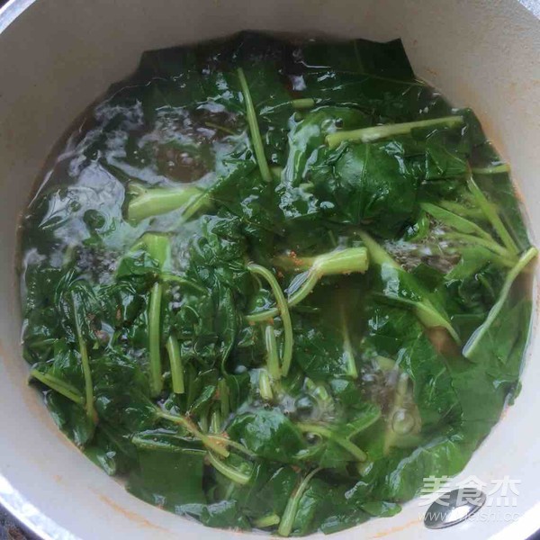 空心菜茄汁肉丸湯的做法-茄汁味煮菜譜