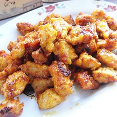 糖醋雞丁的做法-家常味炸菜譜