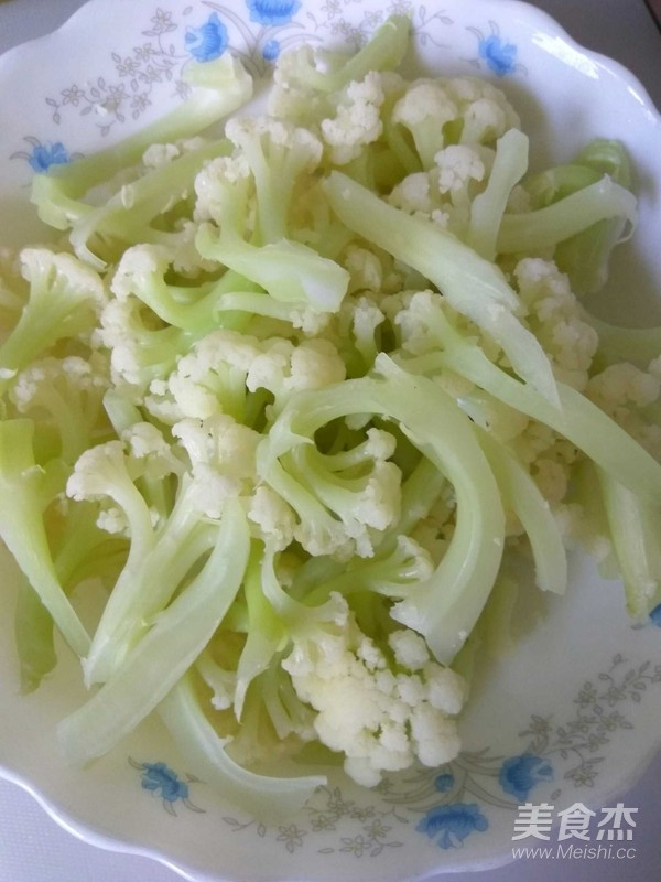 肉炒有機菜花的做法-家常味炒菜譜