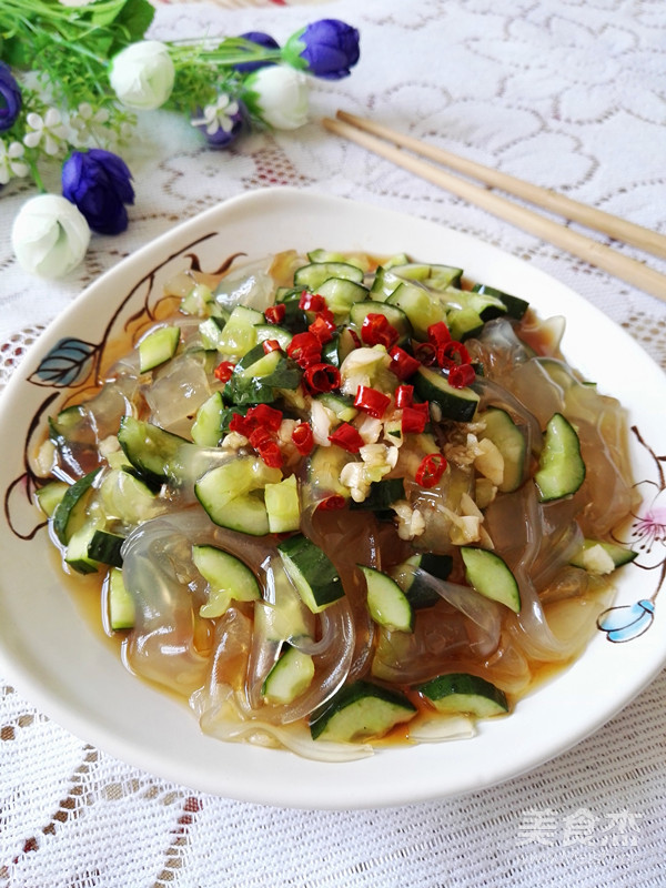 拉皮拌黃瓜的做法-香辣味拌菜譜