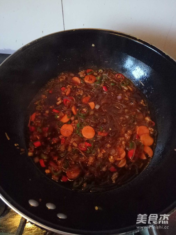 肉沫粉絲的做法-家常味燒菜譜