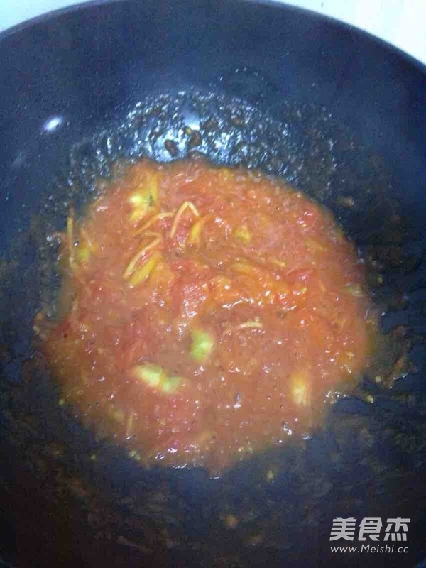 西紅柿疙瘩湯的做法-咸鮮味其它工藝菜譜