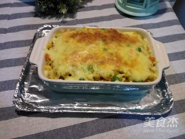 咖喱培根焗飯的做法-咖喱味烘焙菜譜