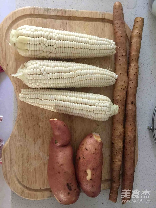 蒸玉米地瓜山藥的做法-其它口味蒸菜譜