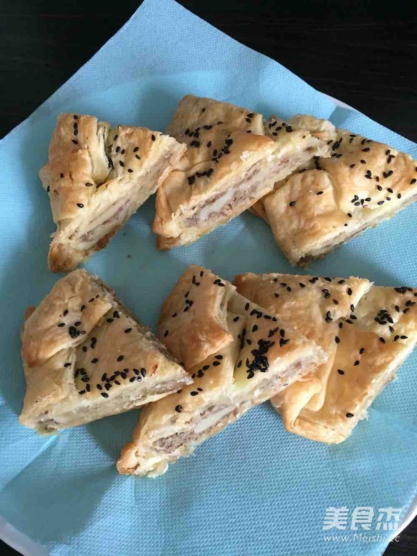 千層牛肉酥餅的做法-五香味烤菜譜