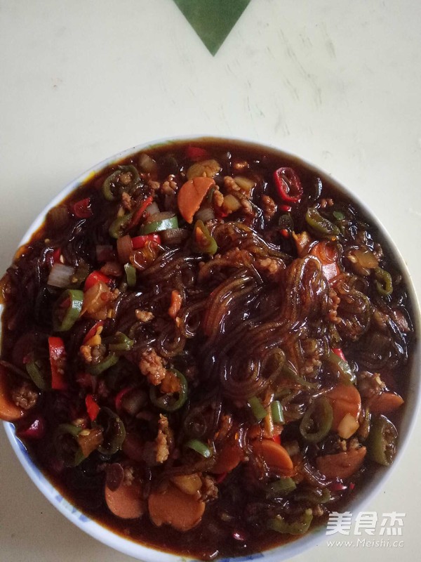 肉沫粉絲的做法-家常味燒菜譜