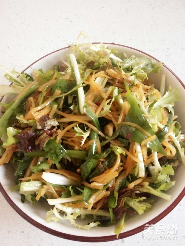 土豆絲拌苦苣的做法-咸鮮味拌菜譜-易網健康養生網 土豆絲拌苦苣的做法-咸鮮味拌菜譜