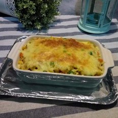 咖喱培根焗飯的做法-咖喱味烘焙菜譜