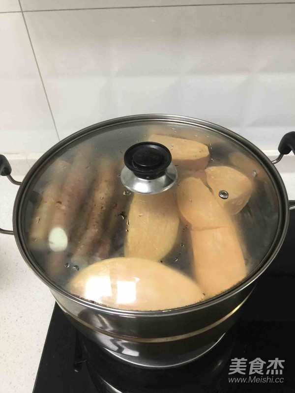 蒸玉米地瓜山藥的做法-其它口味蒸菜譜