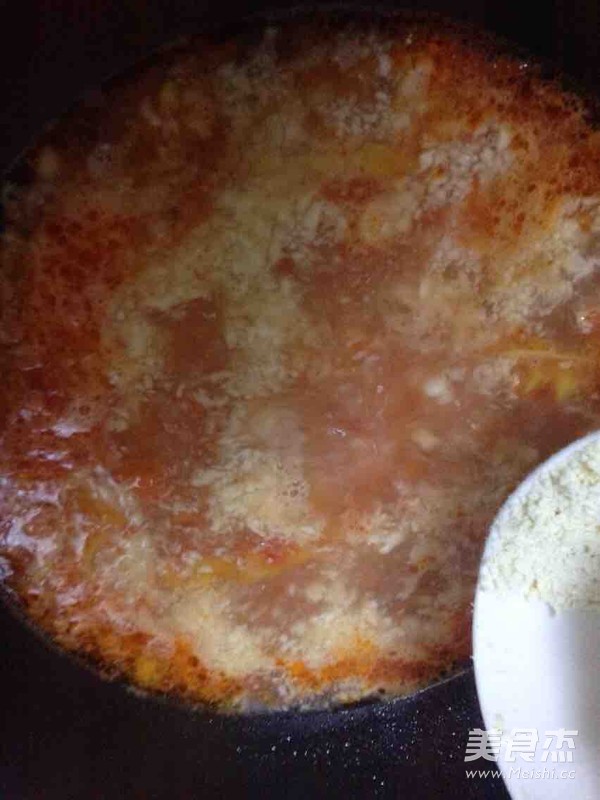 西紅柿疙瘩湯的做法-咸鮮味其它工藝菜譜