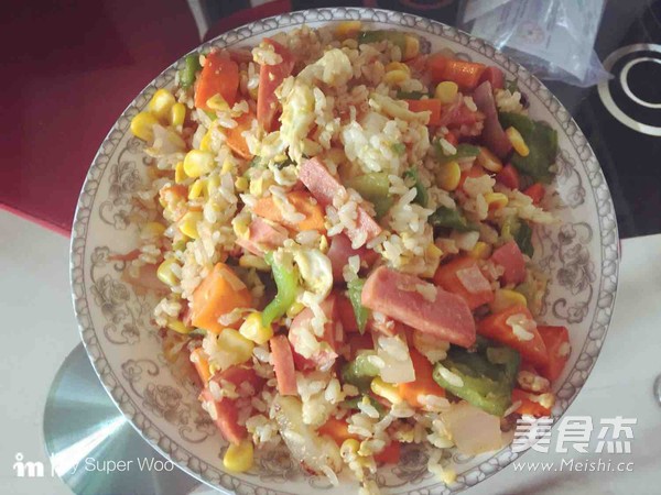 特色醬油大雜燴炒飯的做法-醬香味炒菜譜