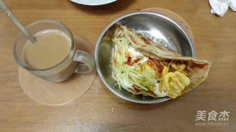 完美早餐：手抓餅的做法-酸甜味炒菜譜