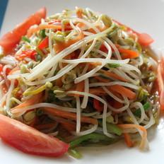 快炒綠豆芽的做法-家常味炒菜譜