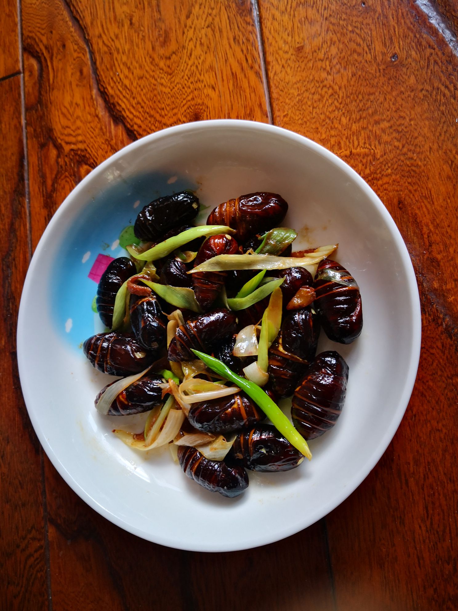 蔥香繭蛹的做法-家常味炒菜譜