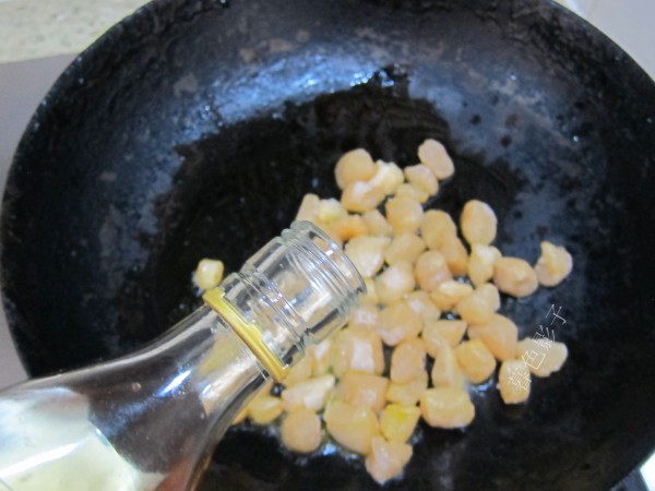 油菜炒扇貝柱的做法-咸鮮味炒菜譜
