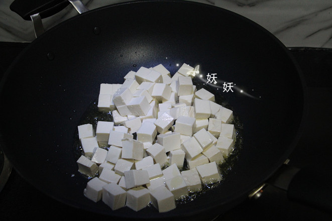 孜然小蔥煎豆腐的做法-家常味煎菜譜