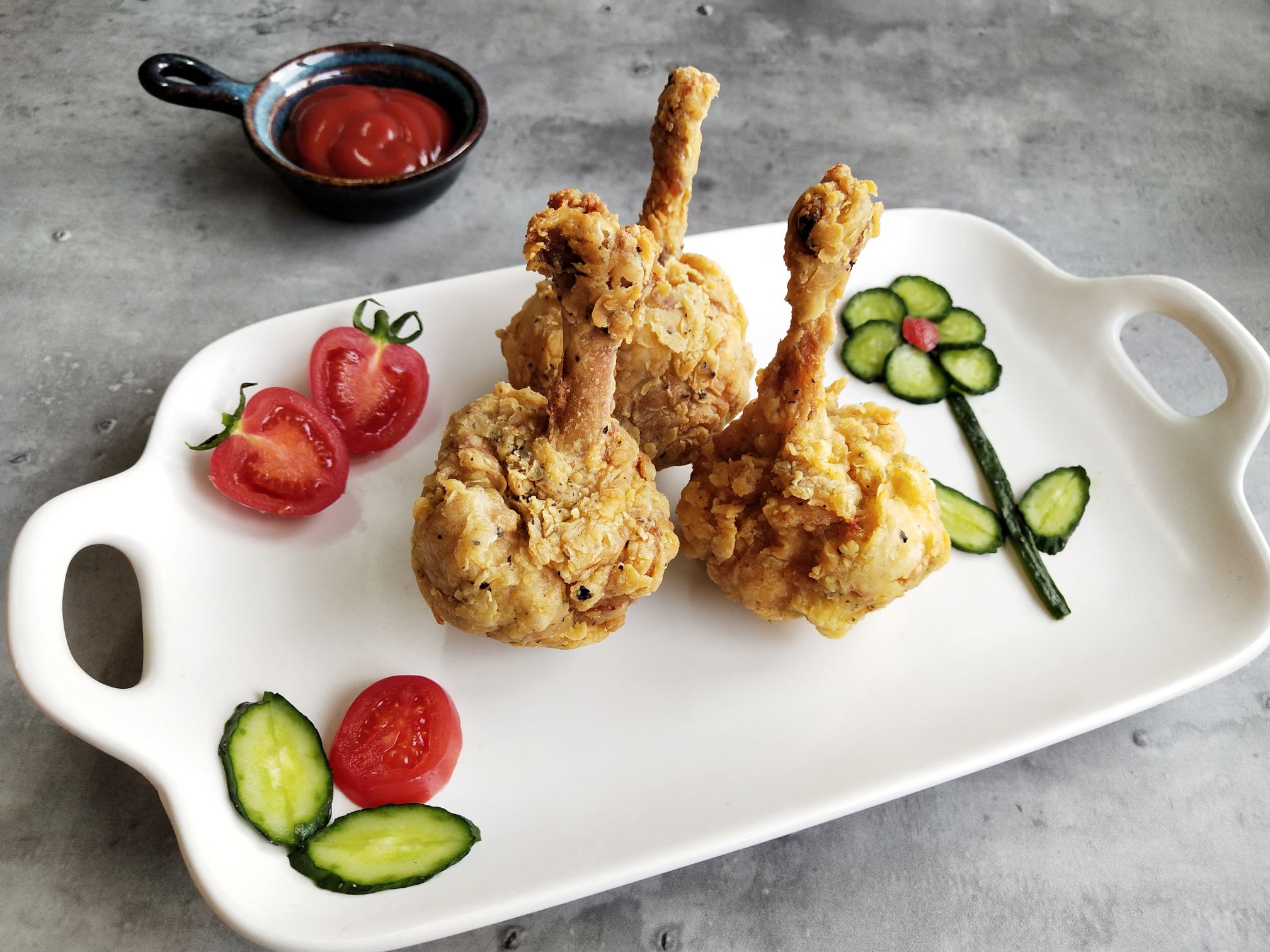 黑椒黃金錘的做法-黑椒味炸菜譜