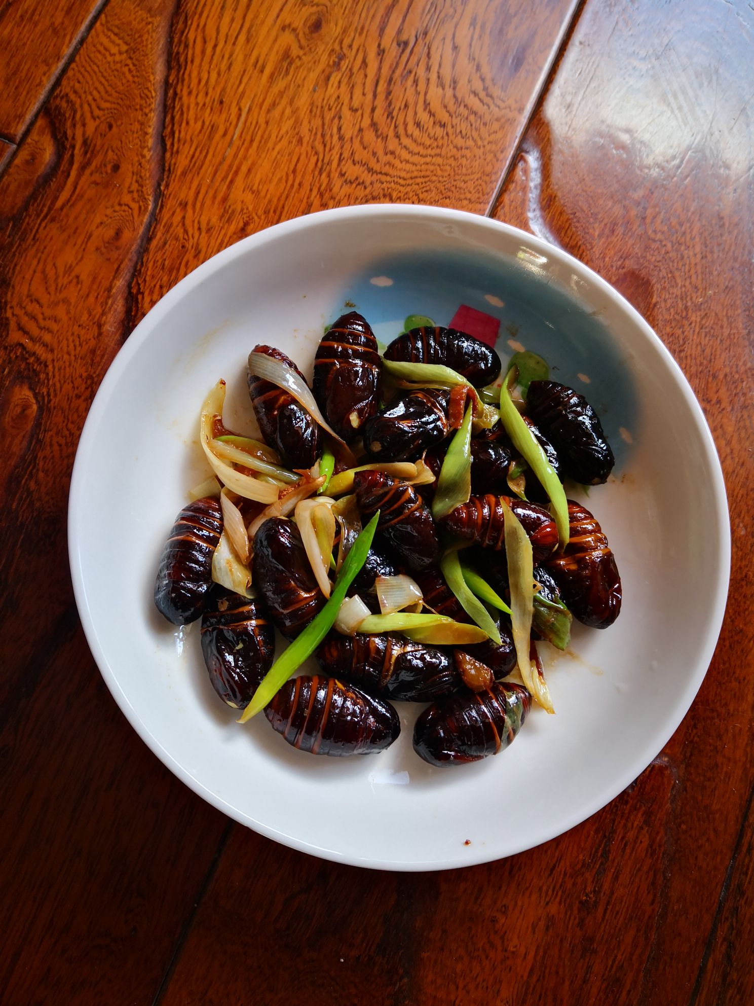 蔥香繭蛹的做法-家常味炒菜譜