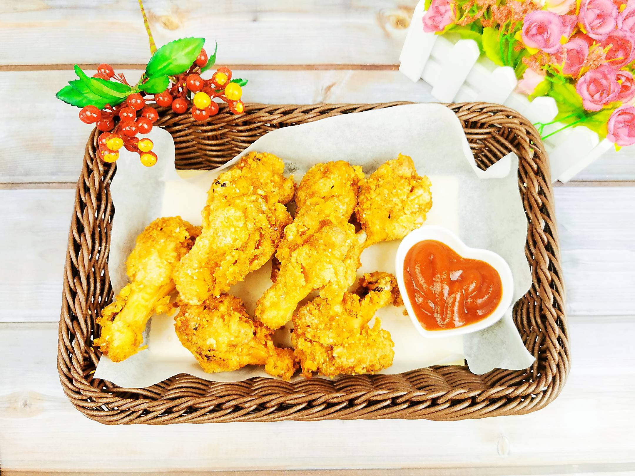 蒜香炸雞腿的做法-咸鮮味炸菜譜