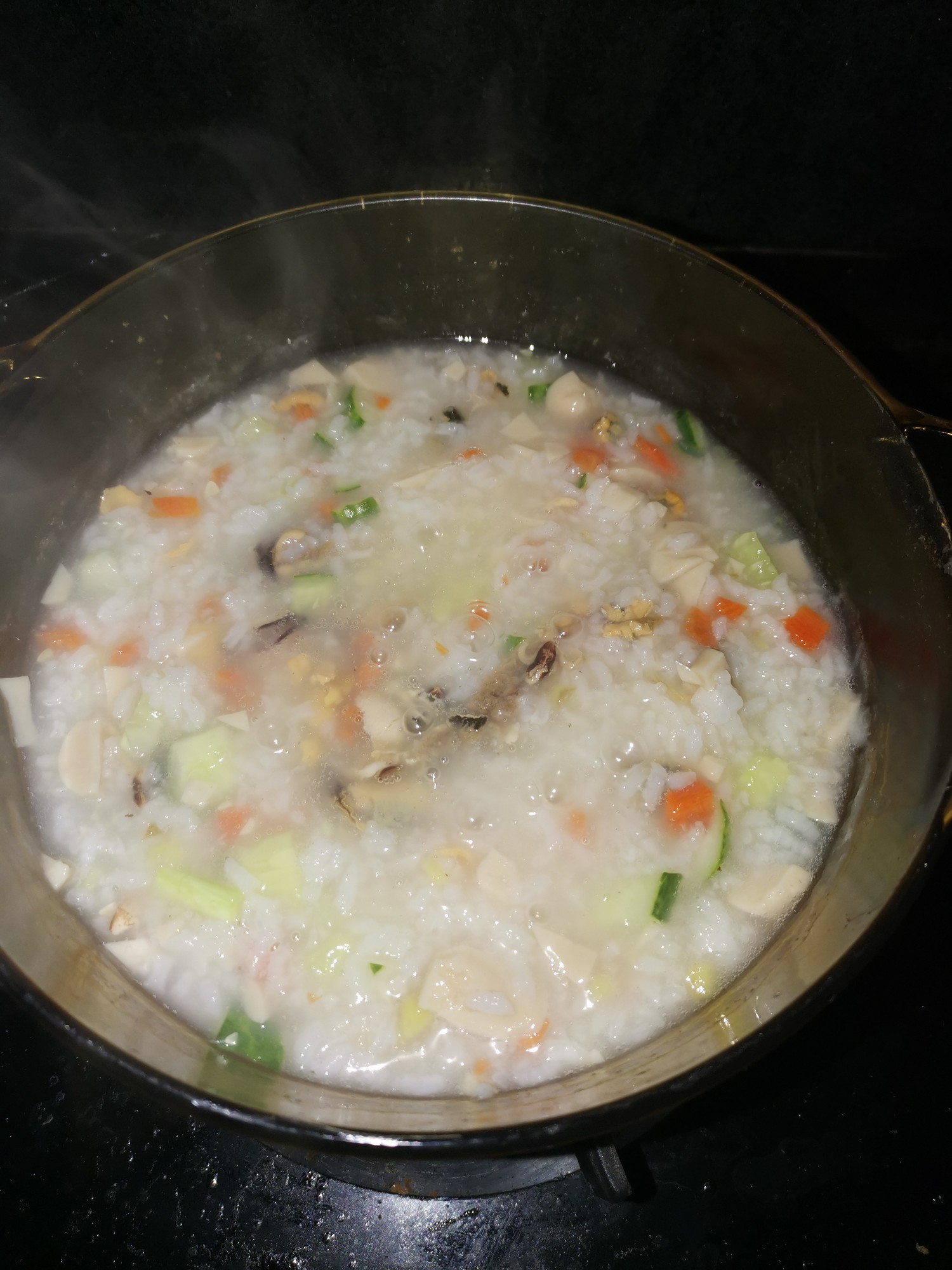 青口貝營養粥的做法-家常味煮菜譜