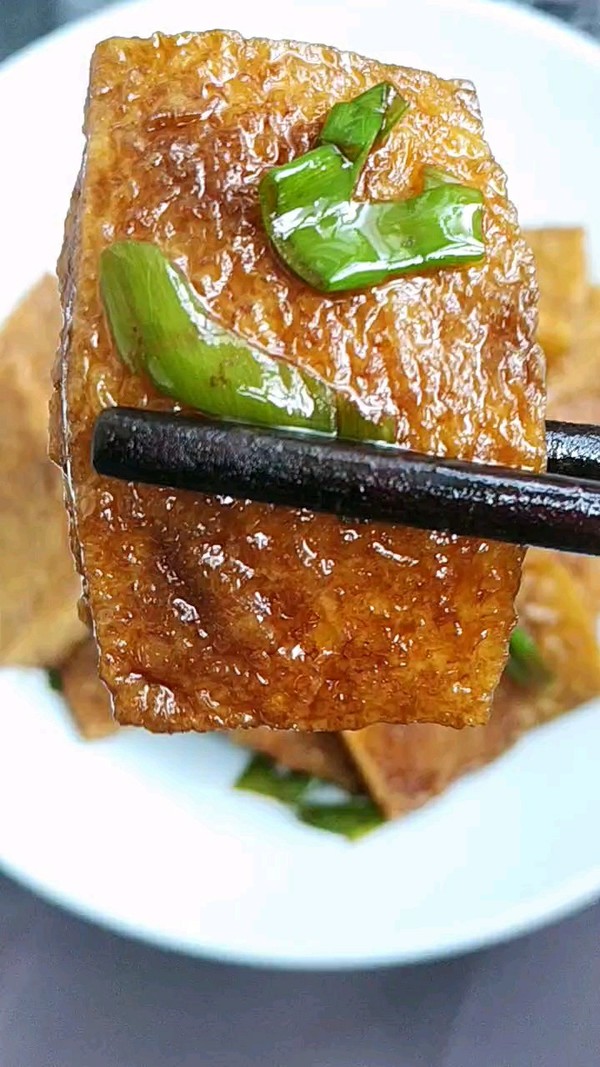 醬汁煎千葉豆腐的做法-醬香味煎菜譜