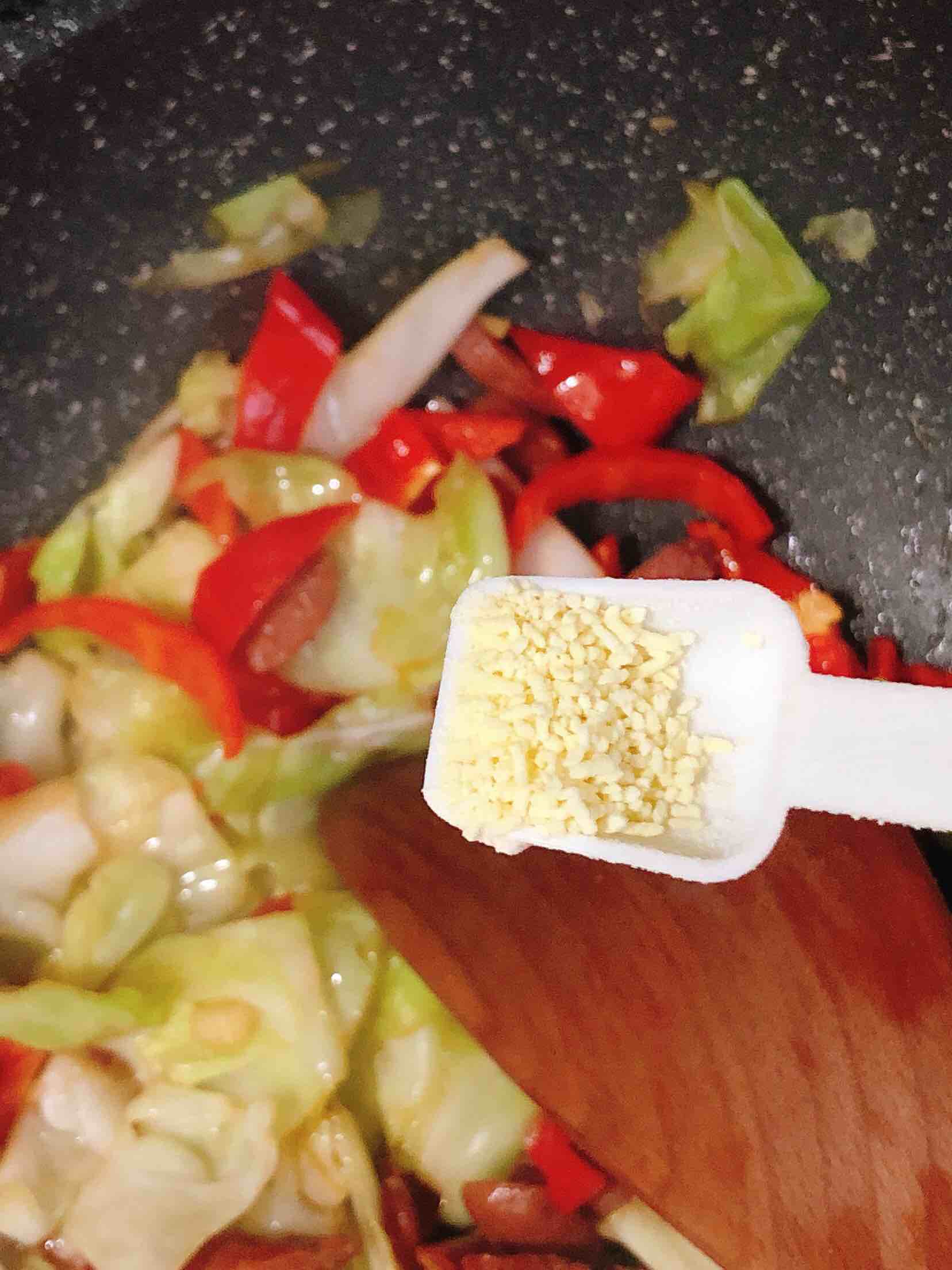 牛肉腸之燴三鮮的做法-家常味炒菜譜