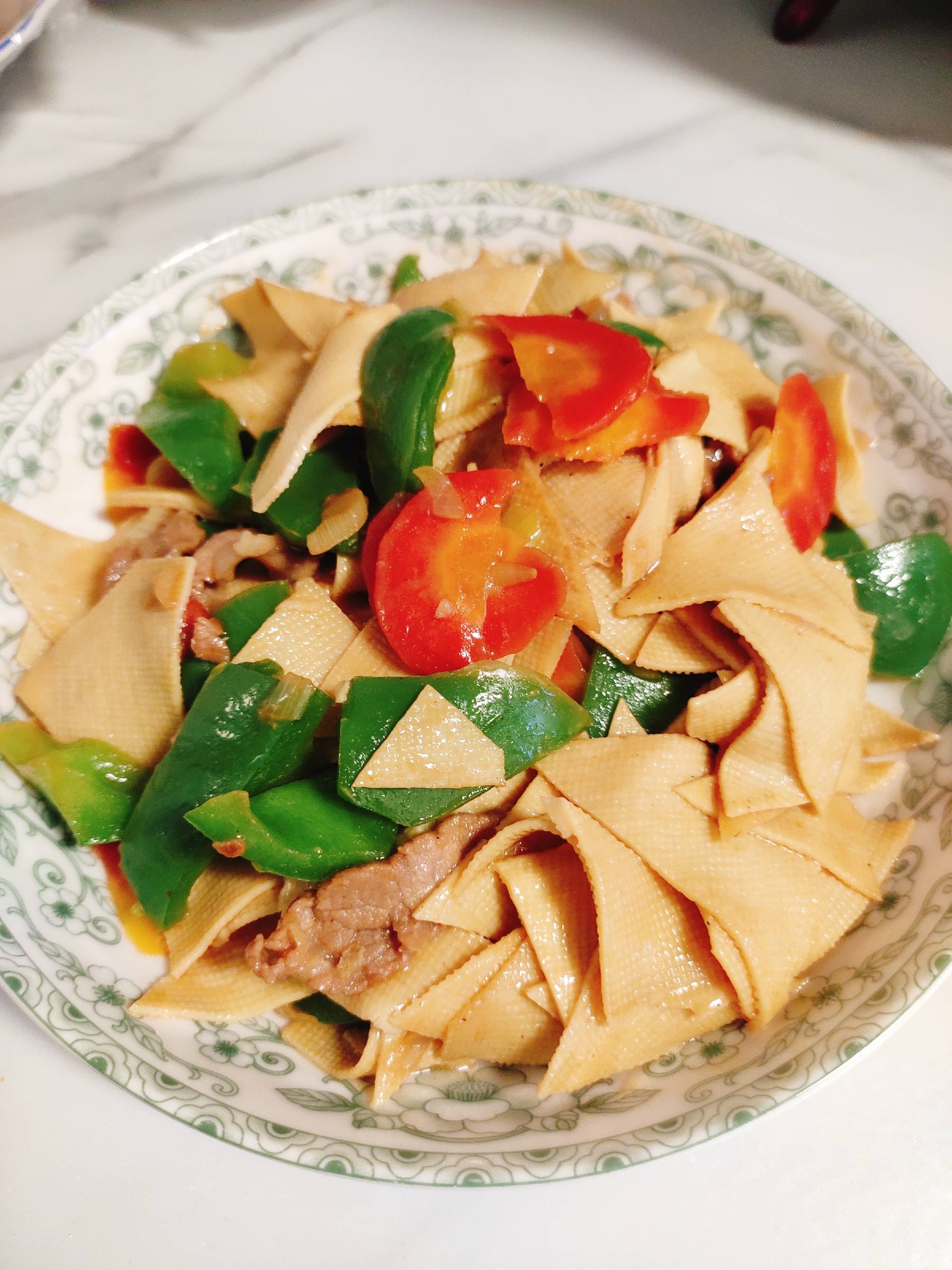 肉炒干豆腐的做法-咸鮮味炒菜譜