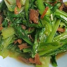 魚罐頭炒油麥菜的做法-咸鮮味炒菜譜