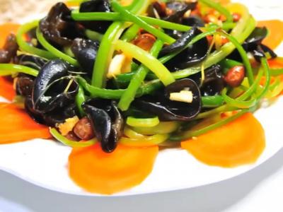 涼拌蒜薹的做法-家常味拌菜譜