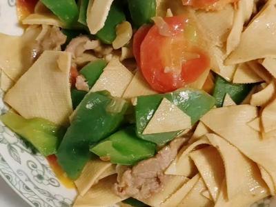 肉炒干豆腐的做法-咸鮮味炒菜譜