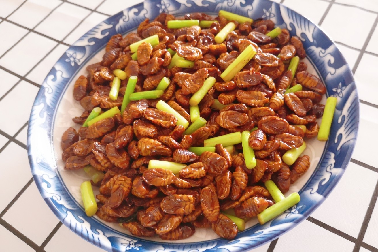 炒蠶蛹的做法-家常味炒菜譜