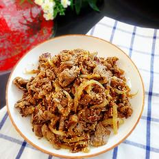 蔥香牛肉的做法-蔥香味炒菜譜