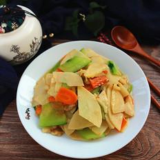 筍炒黃瓜片的做法-家常味炒菜譜