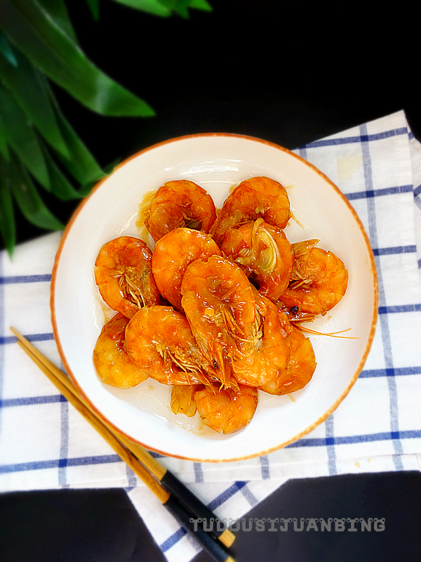 糖醋燜蝦的做法-酸甜味燜菜譜
