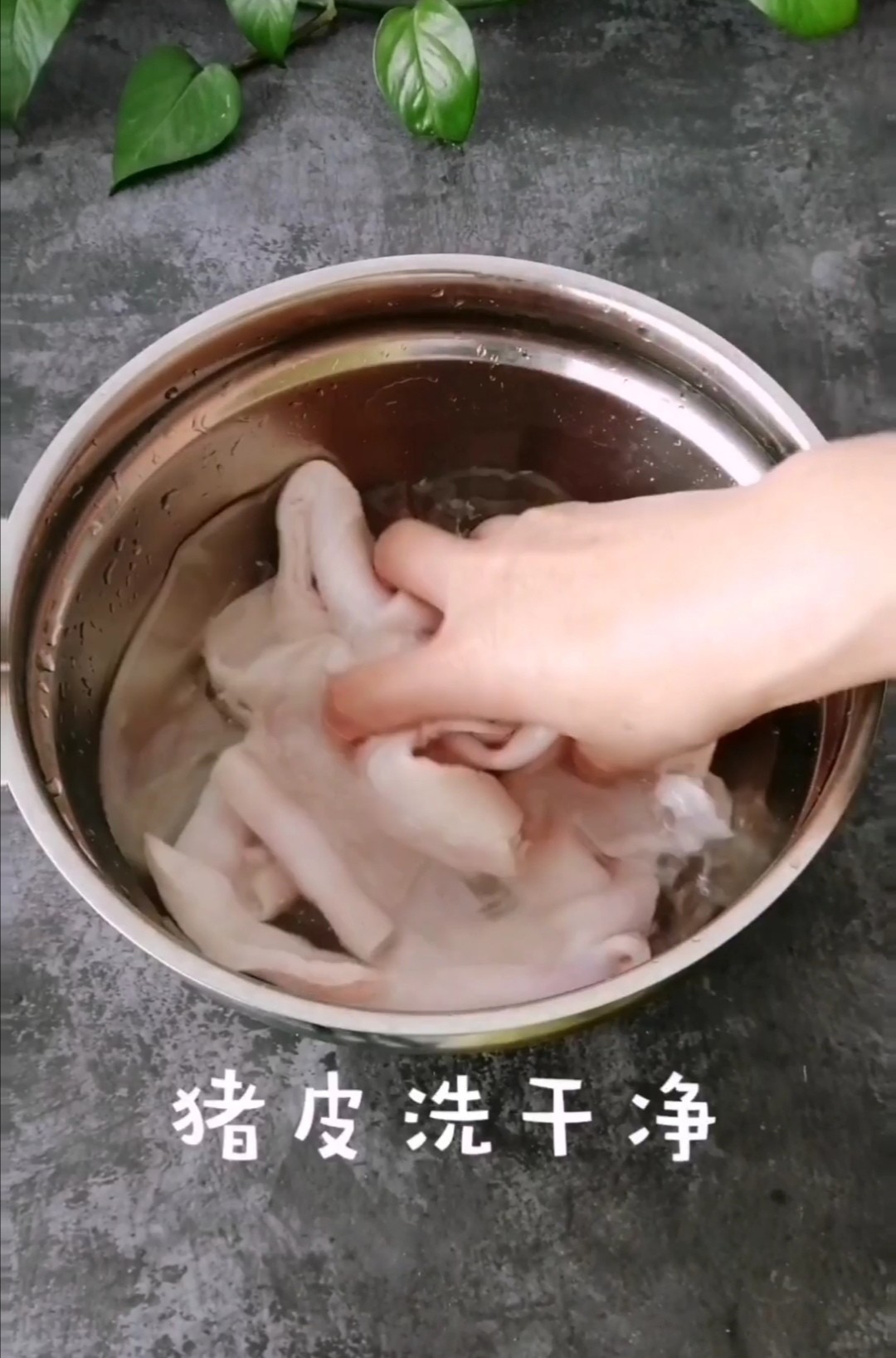 涼拌豬皮的做法-家常味煮菜譜