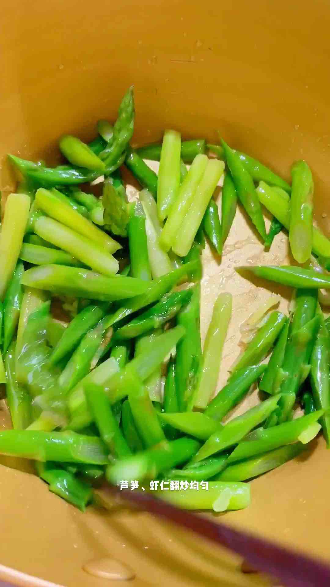 蘆筍炒蝦仁的做法-家常味炒菜譜