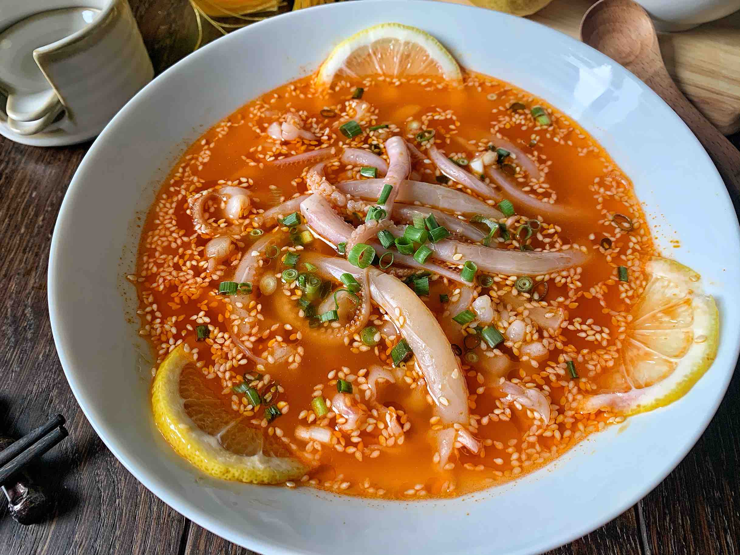 好吃又簡單的冷鍋麻辣魷魚須的做法-香辣味泡菜譜