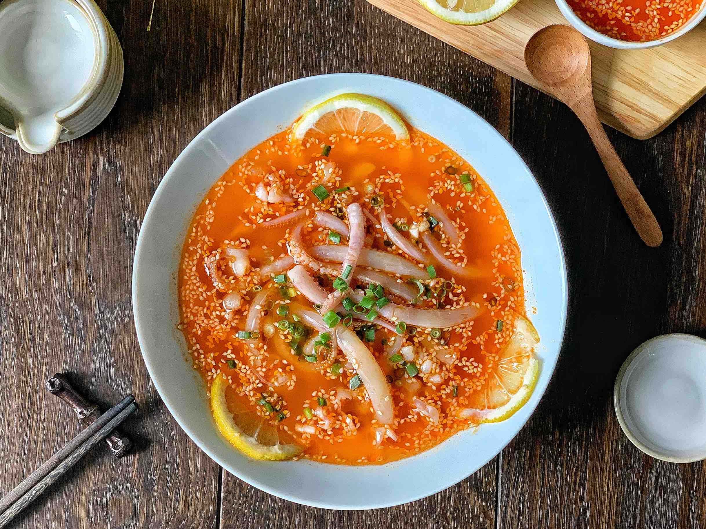 好吃又簡單的冷鍋麻辣魷魚須的做法-香辣味泡菜譜