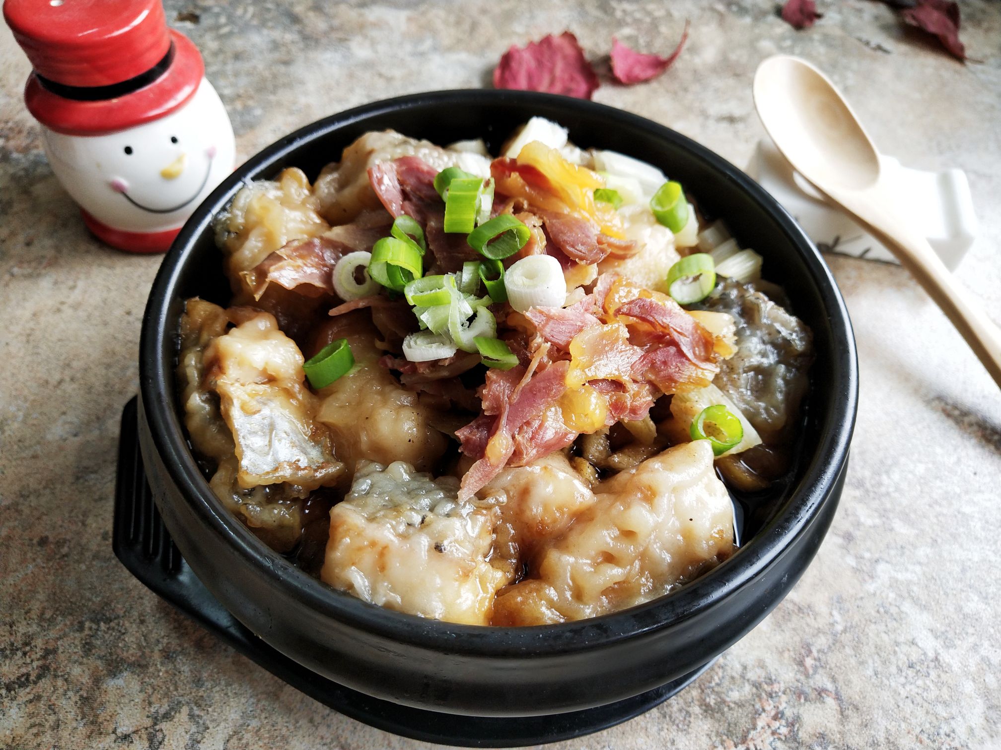 火腿蒸魚塊的做法-咸鮮味蒸菜譜