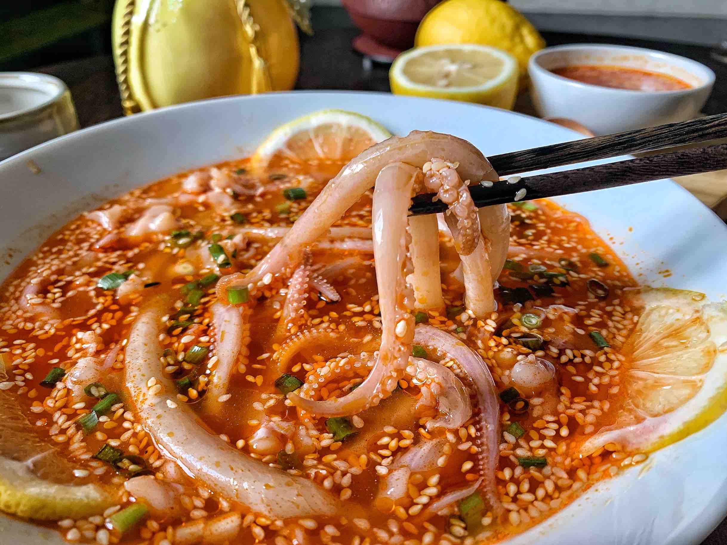 好吃又簡單的冷鍋麻辣魷魚須的做法-香辣味泡菜譜