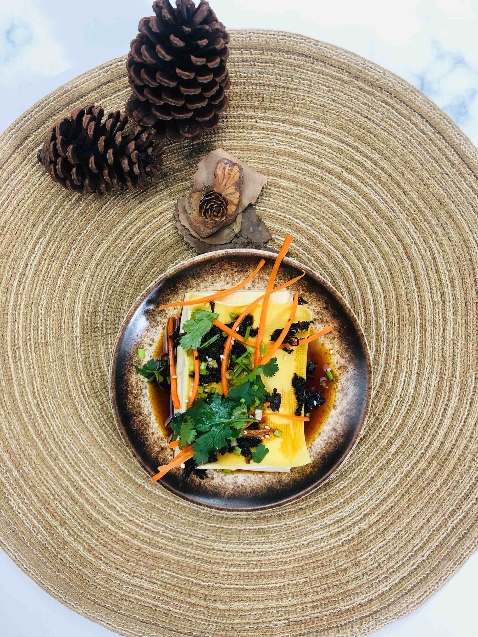 簡單又低卡的“叮叮”豆腐的做法-家常味微波菜譜