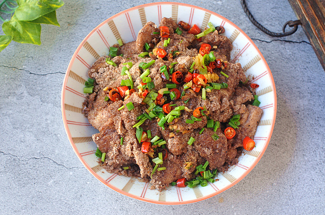 黑麥粉蒸雞肉的做法-家常味蒸菜譜
